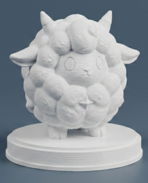 Lamball – Palworld Inspired Cute Creature Figurine