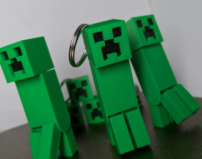 Print-in-place Creeper - Articulated
